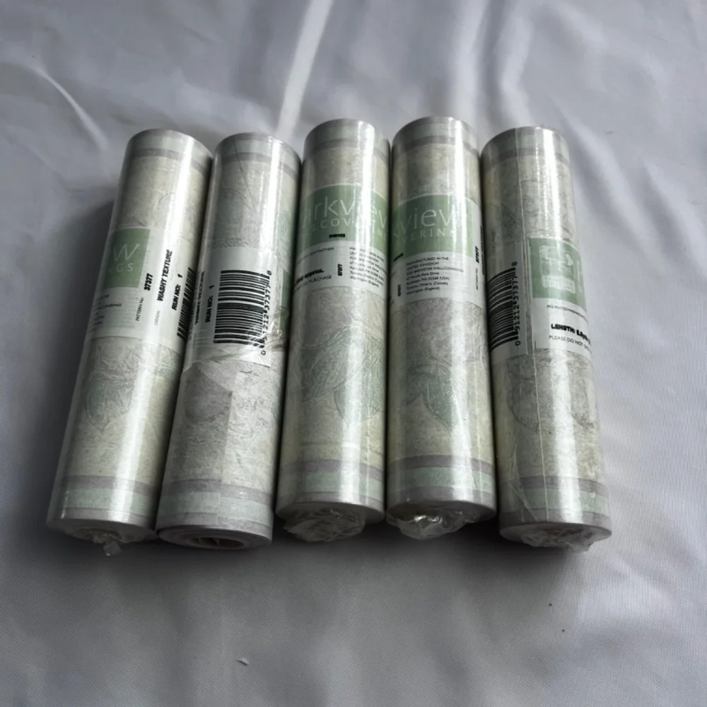 Parkview Wallcoverings Prepasted Washable Wallpaper Rolls Green Texture Pattern